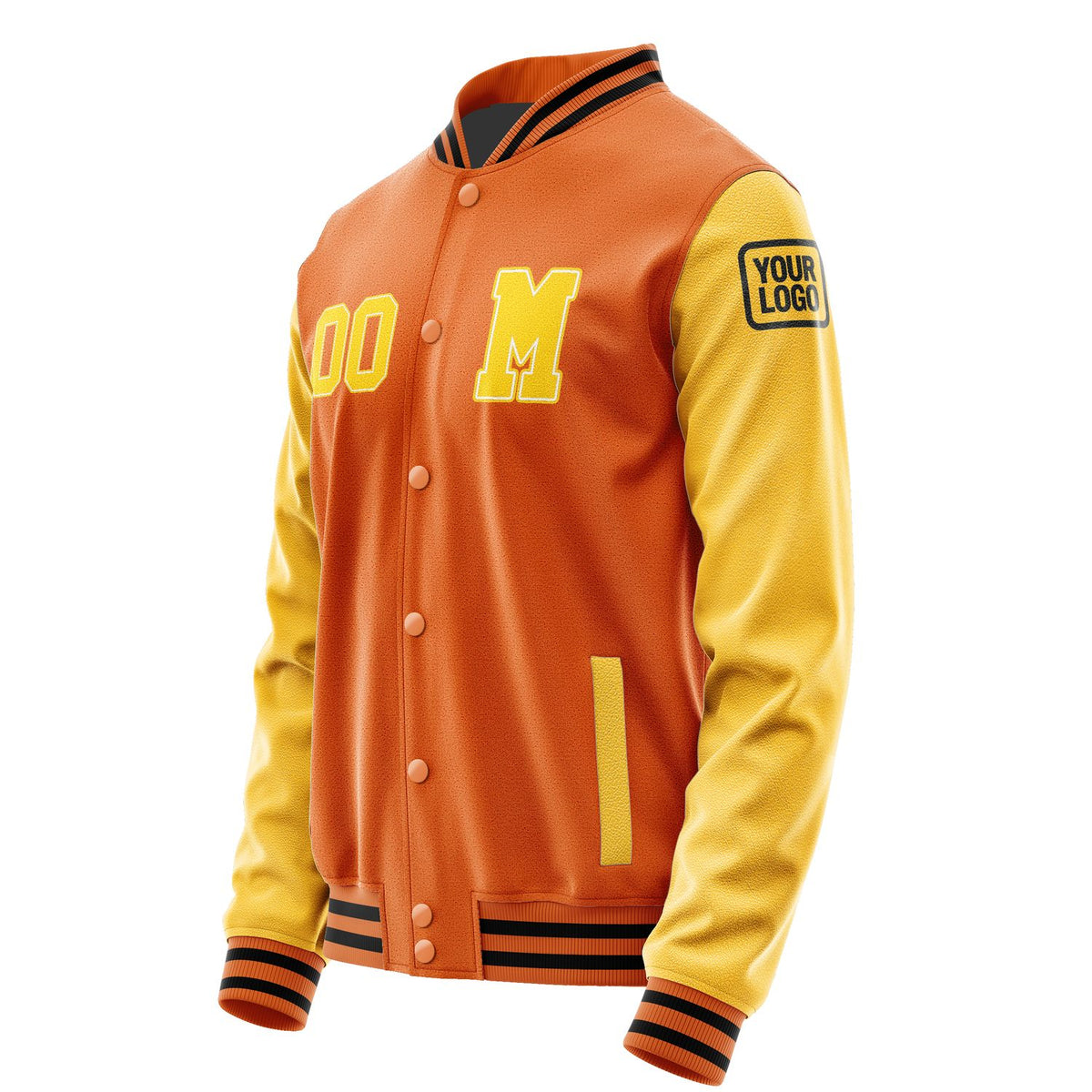 Custom Orange Gold Jacket Jb2828302817301817