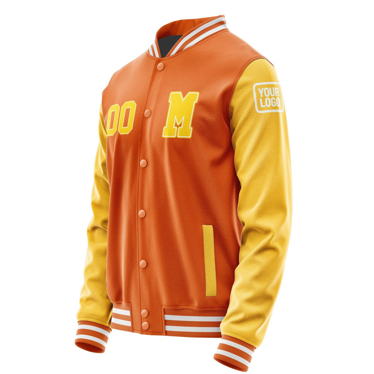 Custom Orange Gold Jacket Jb2828302818301818