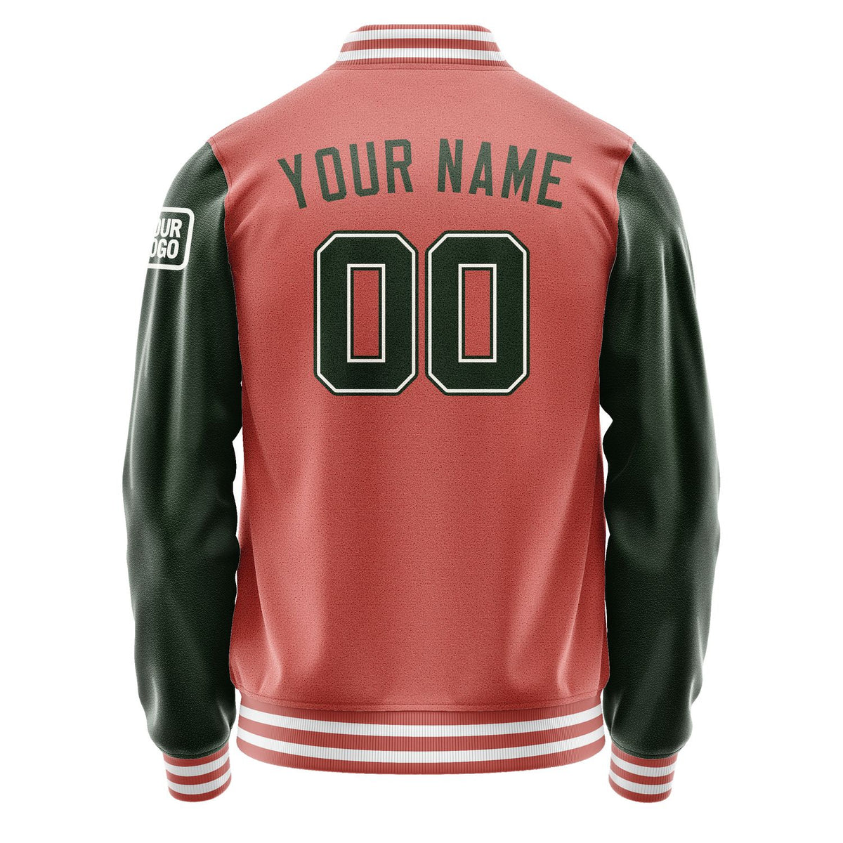 Custom Copper Rose Dark Green Jacket Jb2929062918061818