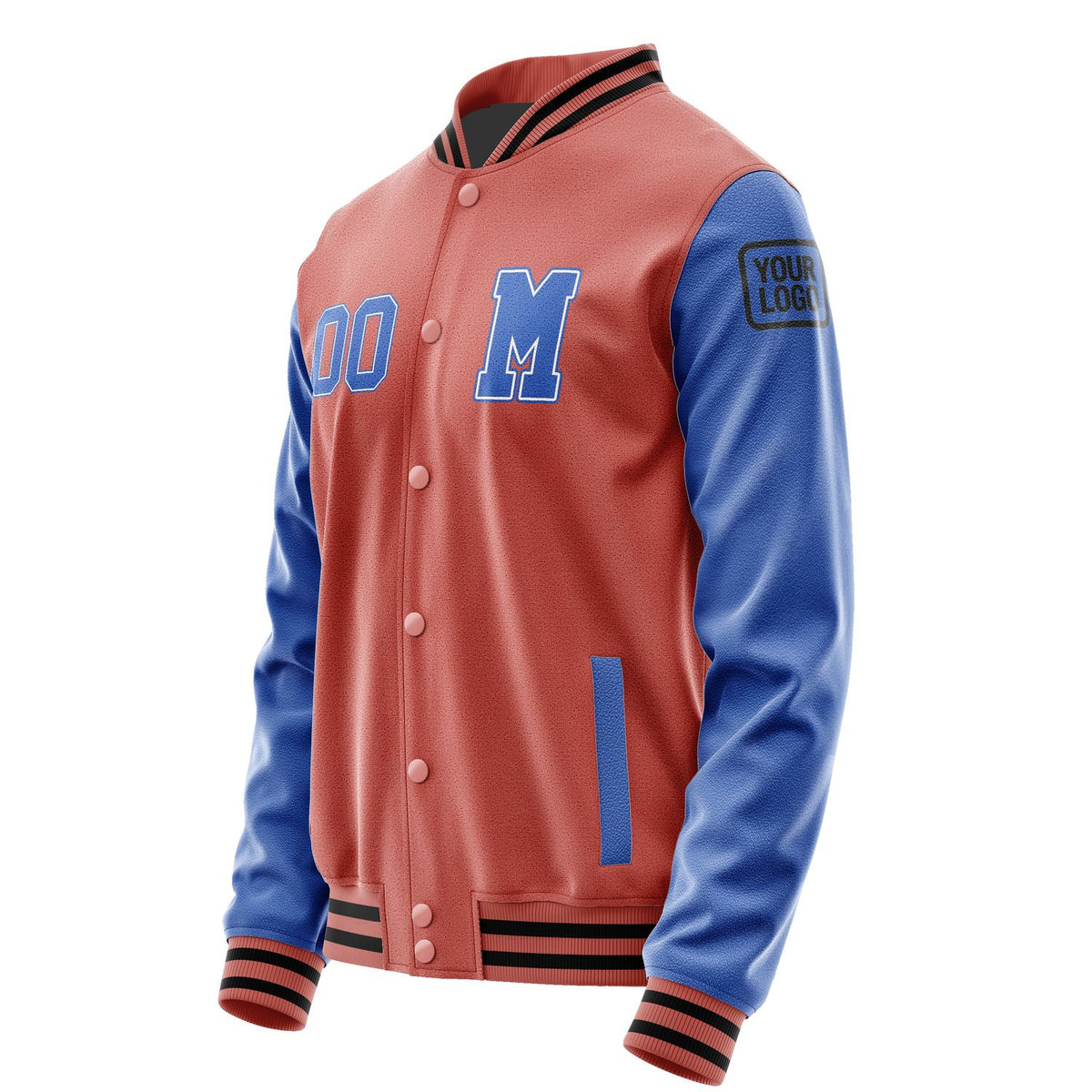 Custom Copper Rose Sky Blue Jacket Jb2929092917091817