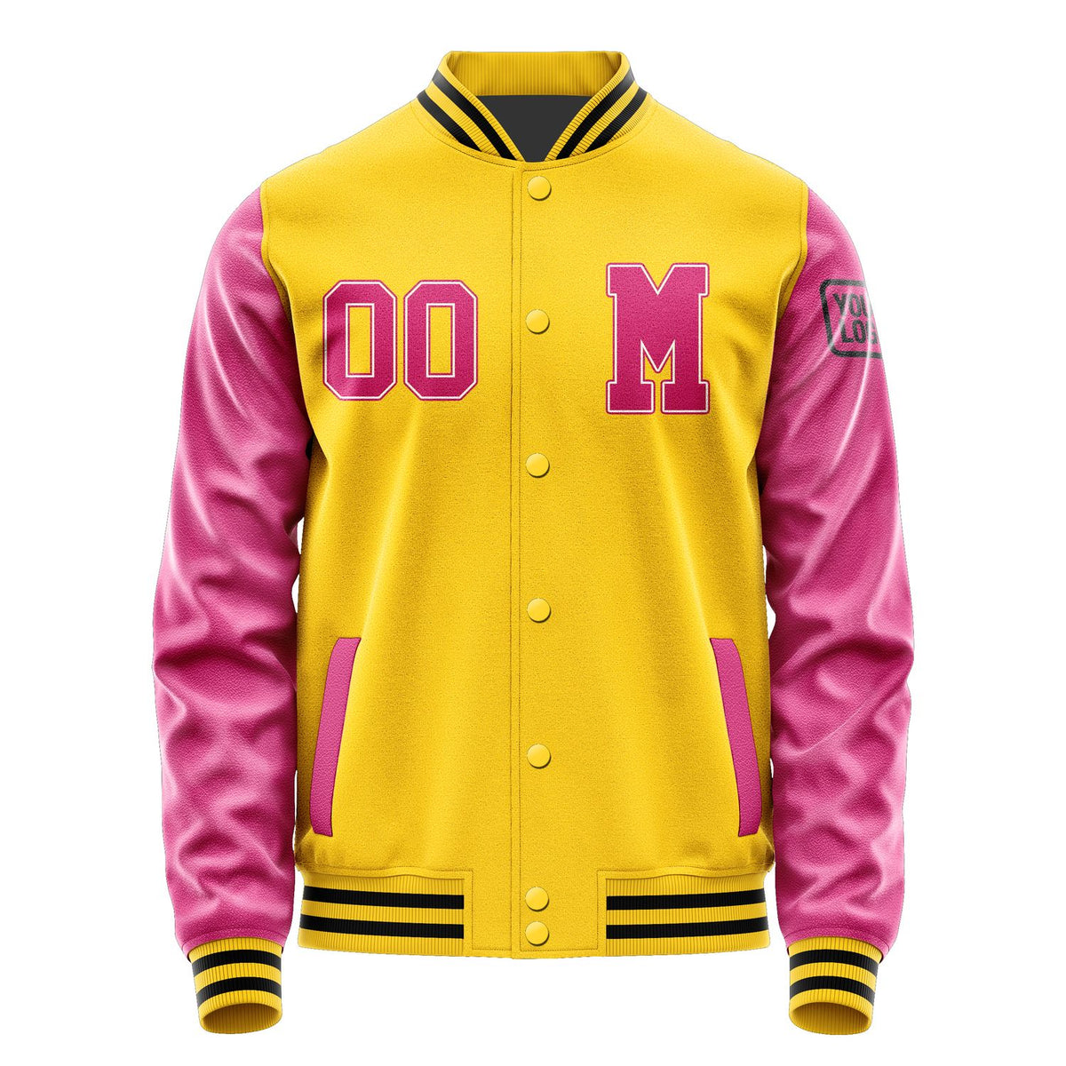 Custom Gold Pink Jacket Jb3030133017131817